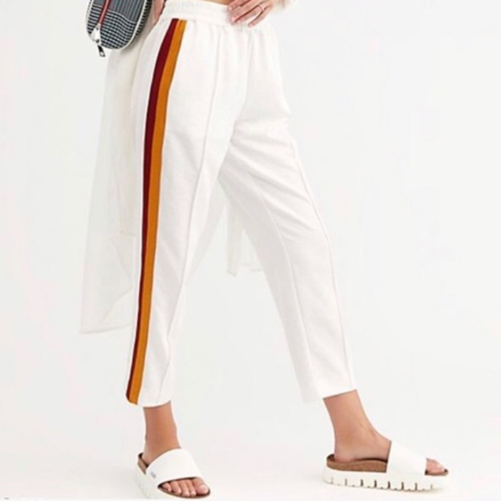 Scotch & Soda Track Pants Trouser Stripe Elastic Waist